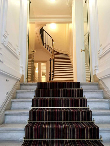 BHB Lawyers Paris stairs to office