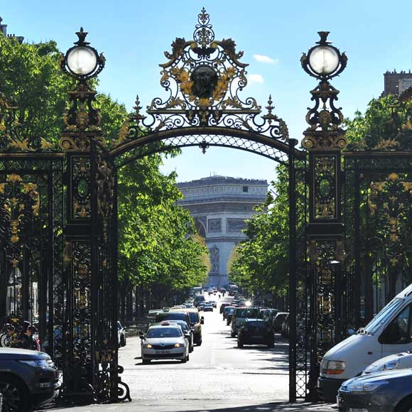 Arc de Triomphe Paris next to our office