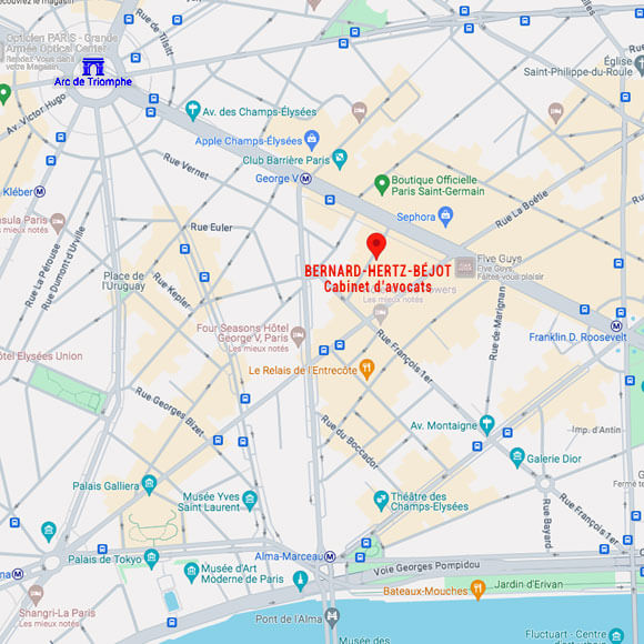 BHB - carte et lien vers Googlemaps